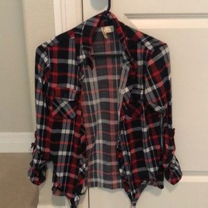 Plaid 3/4 Shirt